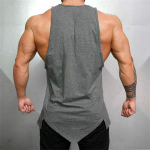 <b>Mens</b> Tank Top Pure OEM Wholesale <b>Singlets</b> Sublimation Custom <b>Mens</b> Gym Plain Sports Tank Top - Product Image 2