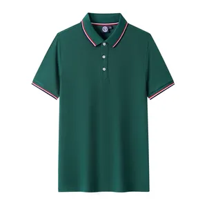 220g Short-Sleeved POLO <b>Shirt</b> 100% Polyester Casual <b>Leopard</b> <b>Print</b> Embroidered Decoration Button Length Short T-<b>shirt</b> for <b>men</b> - Product Image 4