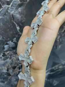 สร้อยข้อมือเงินแท้ 925 คุณภาพสูง ประดับเพชรโมอิสซาไนต์ VVS1 รูปดอกไม้ ดีไซน์คลาสสิก สวยหรู เหมาะสำหรับทุกเพศ เป็นของขวัญสุดพิเศษ - Product Image 6