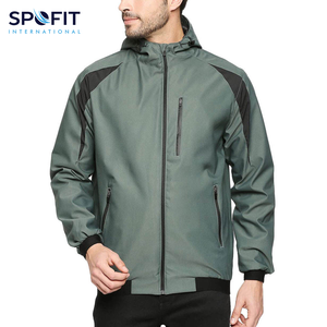 Chaqueta Softshell de lona ligera Unisex con logotipo personalizado, precio de fábrica, a prueba de viento, impermeable para deportes de invierno al aire libre - Product Image 3