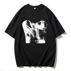 Camiseta de Mujer de Último Diseño 2025, Estilo Urbano, Holgada, Gruesa, Transpirable, de Secado Rápido, de Algodón/Fibra de Bambú - Product Image 3