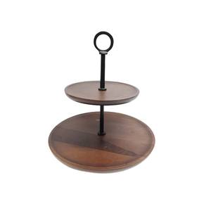 แท่นวางเค้กไม้ทรงกลมดีไซน์ล่าสุดทำจากไม้ทรงกลมสุดหรูทำจากธรรมชาติสำหรับงานแต่งงานงานวันเกิดปาร์ตี้จัดแสดงสินค้าจำนวนมาก - Product Image 4