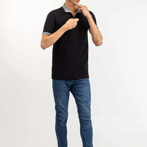 Camiseta de golf transpirable de manga corta con logotipo personalizado para hombre, ropa de verano con ajuste seco - Product Image 1