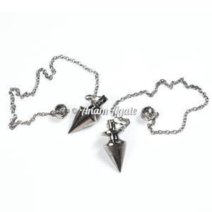 Venta al por mayor de péndulos de metal de latón, diseño en espiral dorado grande, técnica de piedras preciosas talladas a mano, producto de proveedor de alta calidad - Product Image 3