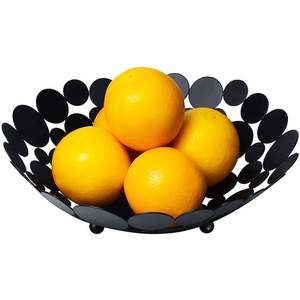Cesta organizadora de frutas y verduras de Metal de color plateado al mejor precio para decoración de mesa de cocina casera y almacenamiento de alimentos - Product Image 4