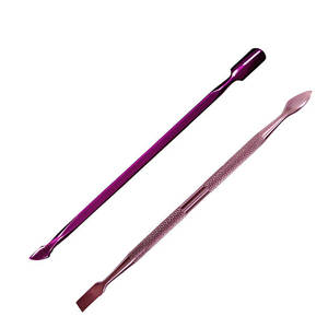 Pousse-cuticules en acier inoxydable, outil professionnel de manucure et pédicure, kit de soin des ongles pour salon, par Innovamed - Product Image 1