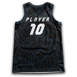 Conjunto de camiseta de baloncesto OEM ODM reversible con cuello en V para hombre, ropa de uniforme de poliéster personalizable, logotipo frontal de baloncesto transpirable - Product Image 3