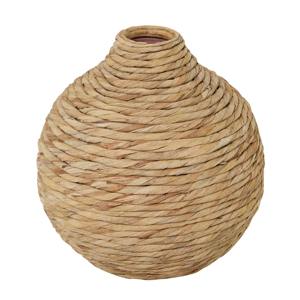 Hand woven <b>vase</b> made of water <b>hyacinth</b> Made in Vietnam Eco-friendly material for home decor and tableware decoration Wholesale - Product Image 1