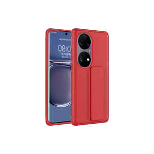 JoieCreatif Qstand Funda trasera a prueba de golpes para Huawei P50 Pro, funda protectora de silicona suave de primera calidad, elegante y con acabado electrochapado - Product Image 1