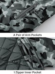 Chaqueta Cortavientos Deportiva Personalizada para Hombre, Talla Grande, Delgada, Larga, Tipo Bomber, con Protección Contra el Viento - Product Image 3