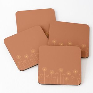 Mélanger bois émail impression thé café vin verre tapis tampons et dessous de verre haute qualité Homeware vaisselle vaisselle boisson sous-verre - Product Image 1