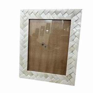 Personnalisé de meilleure qualité fabriqué à la main belle incrustation d'os en bois cadre photo pour la décoration de l'Inde - Product Image 1