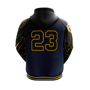 Sweat à capuche Powerstar Racing unisexe en polyester respirant personnalisé pour hommes et femmes - Product Image 6