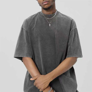 Camisetas Personalizables, Camisetas Extra Grandes con Impresión Personalizada, Camisetas de Tela Gruesa, Camisetas Lisas para Hombre - Product Image 2