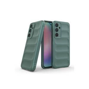 Coque Premium pour Samsung Galaxy A55, en TPU souple et silicone, avec motif ethnique, couleur rouge, compatible avec les modèles A34 - Product Image 2