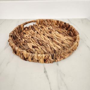 Hand weave serving <b>trays</b> for hotel resort restaurant great quality water hyacinth <b>tray</b> organizer - Product Image 6