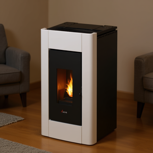 Estufa de Pellets PRINCE Plus 11 Blanca de 10.5kW, 5 Estrellas, Clase A+, 7022076 - Product Image 3