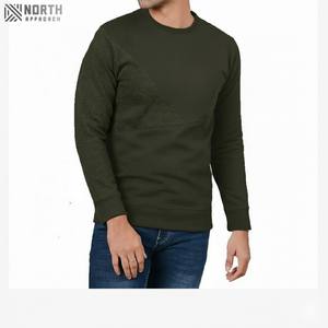 Meilleure vente femmes de haute qualité 65% coton 35% polaire sweat à col rond conception personnalisée pull hiver luxe sweat tricoté - Product Image 1