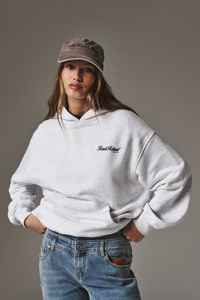 Sudadera con capucha antiarrugas y transpirables para mujer, Sudadera con capucha de reinicio de gran tamaño de Marga gris de calidad superior para mujer, Sudadera con capucha de gimnasio - Product Image 2