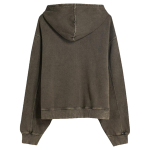 2025 derniers fabricants de logo personnalisé brodés de haute qualité 100% coton sweat à capuche surdimensionné Streetwear sweats à capuche éponge française - Product Image 2