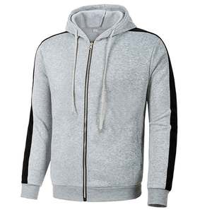 Streetstyle Pulls surdimensionnés de haute qualité Sweats à capuche personnalisés à impression bouffante Fermeture éclair complète Tissu tricoté en coton unisexe Vêtements d'hiver - Product Image 2