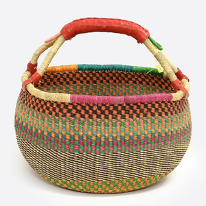 Durable hecho a mano Bolga cesta paja algas marinas mercado bolsa precio de fábrica proveedor respetuoso con el medio ambiente de Vietnam - Product Image 6