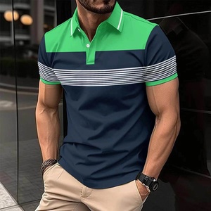Services OEM 2025 nouveau Design de mode imprimé polos de golf coton Polyester Sport polos respirants - Product Image 5