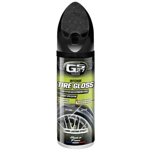 GS27 CLASSICS Intense Tire Gloss With Application Foam 400 Ml Premium Car Care Product French Product Car Detailing