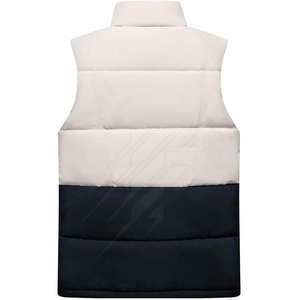 Chaleco acolchado de invierno Unisex de estilo informal de tela transpirable para hombre, abrigo mate personalizado, chaleco sin mangas acolchado con burbujas acolchadas - Product Image 6