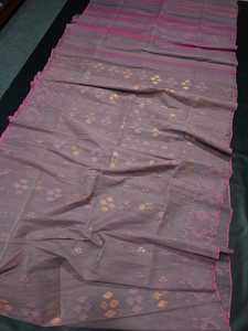 Nueva llegada Deshi Dhakai Jamdani Sharee calidad de exportación para mujeres JAMDANI tela azul rojo verde dorado cielo azul de Bangladesh - Product Image 4