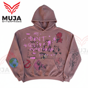 Sudadera con Capucha de Moda Urbana para Hombre, Sudadera Gráfica Extra Grande - Product Image 6