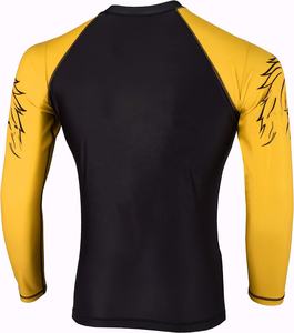 Maillot de compression MMA BJJ à manches courtes unisexe personnalisé en spandex Rashguard Vêtements de combat Nogi Entraînement Chemises imprimées par sublimation 240g - Product Image 2