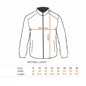 Chaqueta Softshell ligera para hombre de tendencia superior cortavientos calentado con cierre de cremallera de cuello alto para acampar al aire libre invierno - Product Image 6