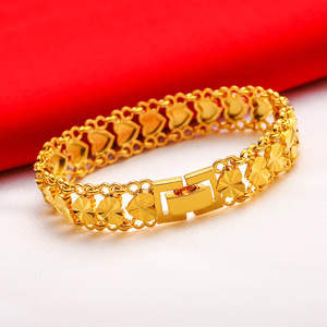 PFT Classic - Pulsera de cadena y eslabones de latón chapado en oro con diseño de ondas de agua y hebilla gruesa en S, con cordón de mano, en caja de regalo, <span class=keywords><strong>Chopin</strong></span> para mujer - Product Image 1
