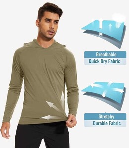 Upf 50 + Chemises de pêche respirantes à séchage rapide Conception personnalisée à manches longues et logo Masque RTS Sweat à capuche de pêche Vêtements de pêche - Product Image 4