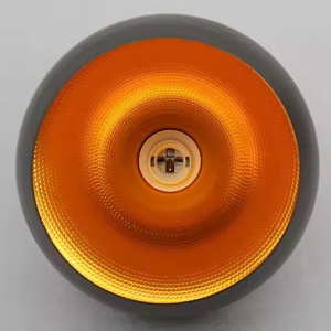 Azora Industries Grande suspension en fer au design industriel européen et moderne Lumière blanche chaude pour la décoration de la maison Plafond facile - Product Image 2