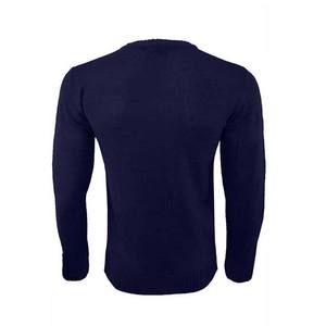 Suéter de invierno de punto liso con cuello en V de manga larga para hombre, suéteres internacionales atléticos de fabricación de alta calidad transpirable - Product Image 4