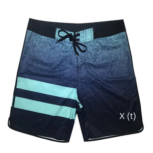 Summer New Fashion Trend <b>Mens</b> Beach <b>Shorts</b> <b>Bermuda</b> Phantom Quick Dry Swimwear Solid Spandex/Polyester Drawstring Closure Diving - Product Image 2
