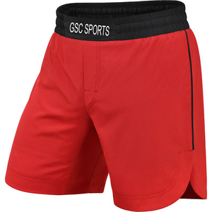 New Style Mma <b>Shorts</b> Custom Cut Single Color Mma <b>Shorts</b> Heavy Duty Micro Stretch Fabric with Custom logo and Design Printing - Product Image 2