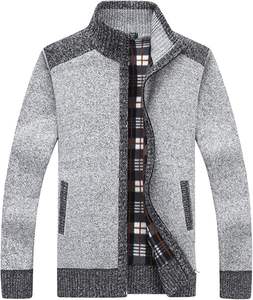 Suéter JAC22 R2224 para Hombre, Cuello Redondo, Invierno, Estándar, Tejido de Punto, Color Sólido, Anti-Pilling, Logotipo Frontal, Lana/Cachemira, 320g, Calibre 7GG - Product Image 4