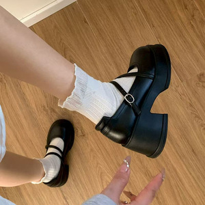 Sandalias de Tacón Alto de Moda para Mujer, de Alta Calidad, de Cuero Genuino, Versátiles, Cómodas e Informales - Product Image 4