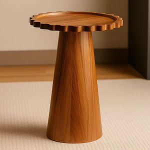 โต๊ะกาแฟไม้เนื้อแข็งสไตล์ชนบท  งานฝีมือจากไม้ธรรมชาติ สำหรับตกแต่งบ้านสไตล์ฟาร์มเฮาส์ - Product Image 1