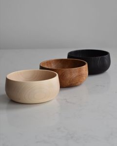 Tazón de Servir Desechable de Madera Natural, Ecológico, Hecho a Mano, Apto para Lavavajillas, de Lujo, Clásico, para Uso en Cocina y Restaurantes - Product Image 6