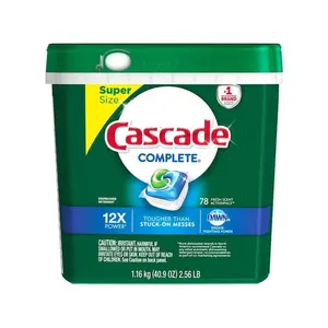 Finish Dishwasher cascade platinum Actionpacs Power Powder Detergent - 1 Kg Major Kitchen Appliances