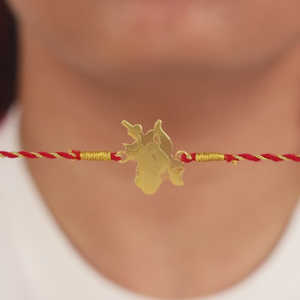 จี้และจี้แฟชั่นพระพิฆเนศขนาดเล็กสีทอง - Product Image 1