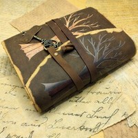 Libro de Hechizos NEW ERA, Diario de Tapa Dura de Cuero con Árbol de la Vida Celta, Cuaderno de Papel Vintage con Borde Decorativo para Promoción