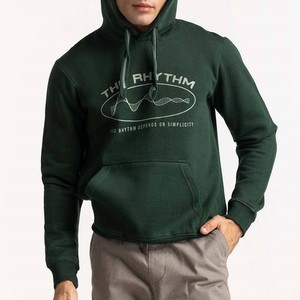 Sudadera con Capucha de Felpa Francesa de Alta Calidad, 320 g/m², Cierre de Cremallera, Hombros Caídos, Corte Regular, para Hombre, Invierno, Poliéster/Algodón, Transpirable - Product Image 1