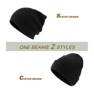 หมวกบีนนี่แนวสปอร์ตถักลายทางใส่ได้ทั้งชายและหญิงสำหรับฤดูหนาวสินค้าปี2025 - Product Image 5