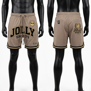 Shorts de basket-ball pour homme en polyester mesh premium 160 GSM, rose camouflage avec empiècements latéraux respirants, logo personnalisé par sublimation. - Product Image 2