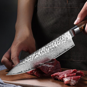 Vente en gros Personnalisé Qualité supérieure OEM ODM Service Couteau de chef professionnel Damas Couteaux de chef de cuisine japonais Lame fixe - Product Image 4